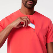 Rochester Henley Scrub Top