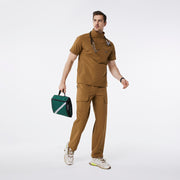 Indestructible Mock Neck Scrub Top