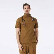 Indestructible Mock Neck Scrub Top