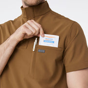 Indestructible Mock Neck Scrub Top